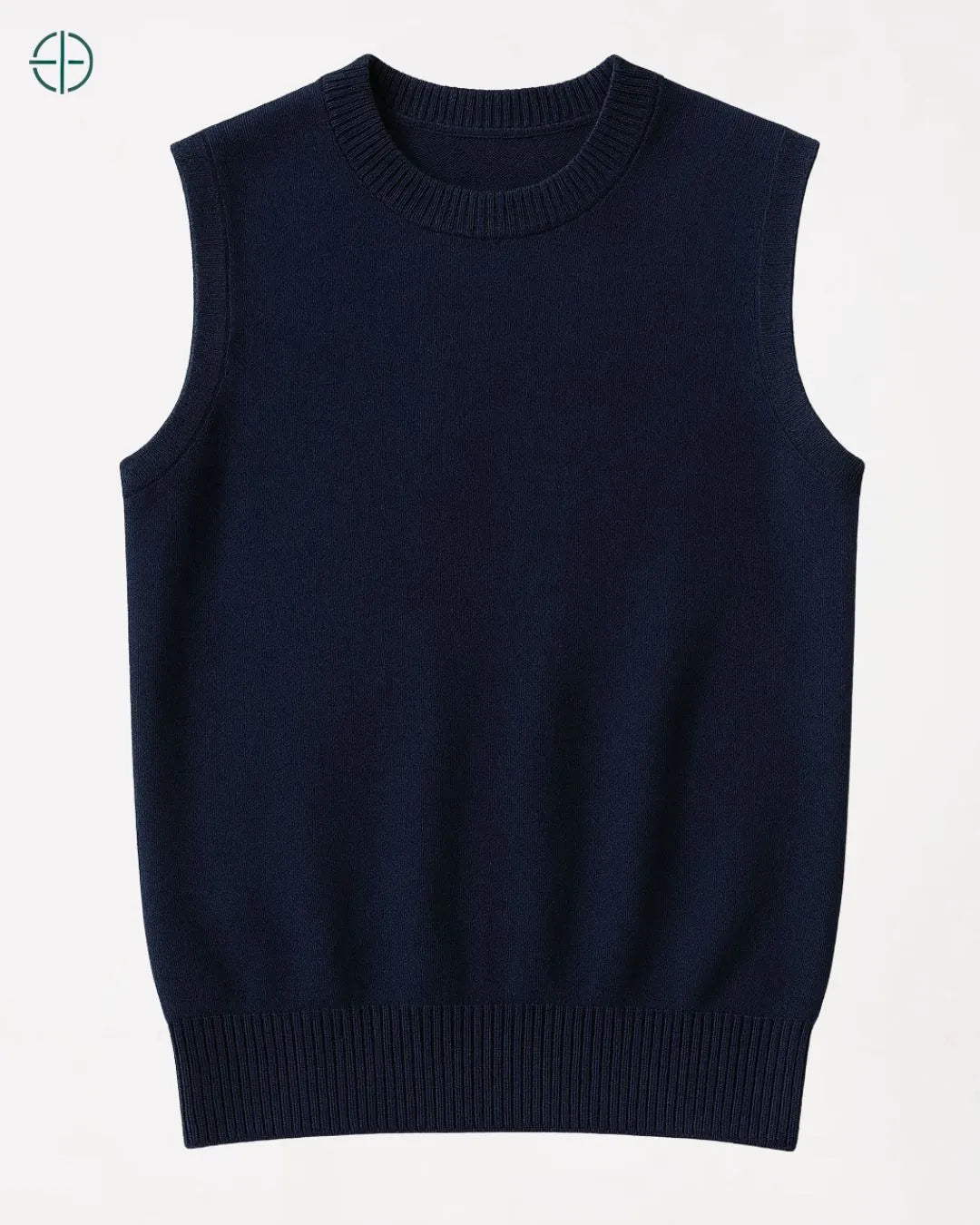 Colete Gola Alta 100% Caxemira | Rest Money™