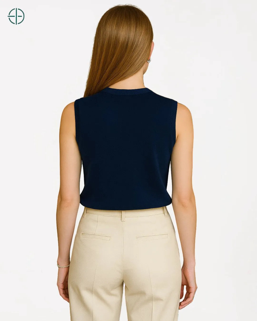 Colete Gola Alta 100% Caxemira | Rest Money™