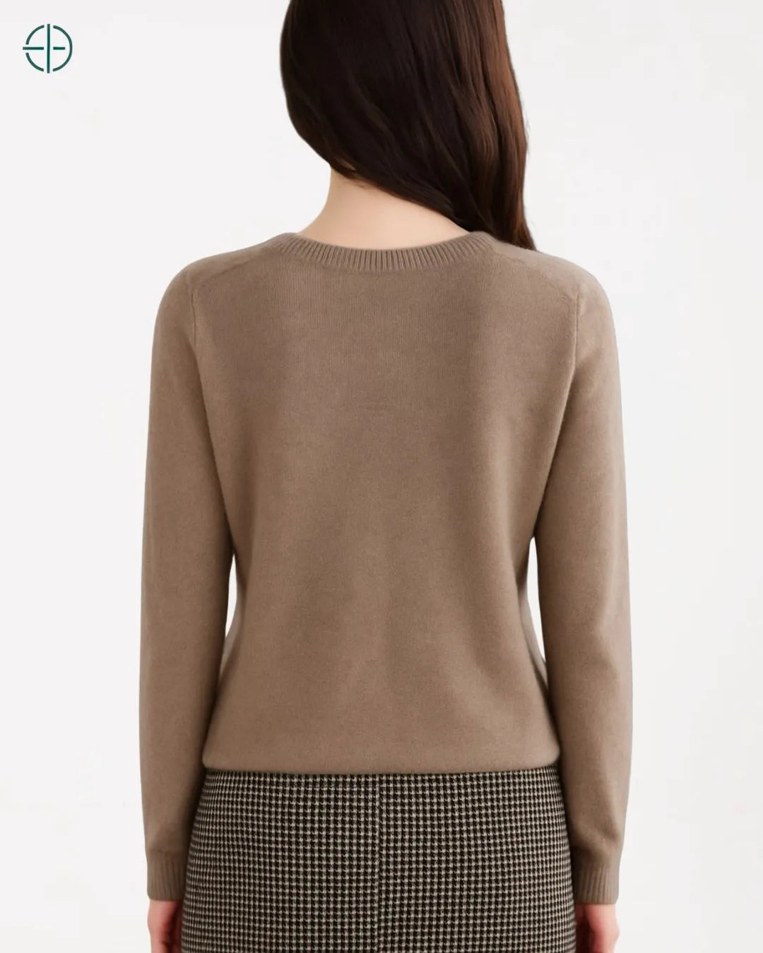 Suéter de Botões Gola Redonda 100% Caxemira | Rest Money™