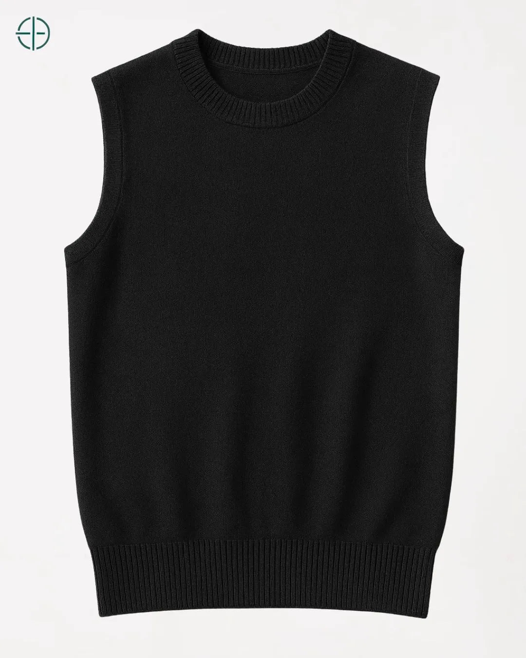 Colete Gola Alta 100% Caxemira | Rest Money™