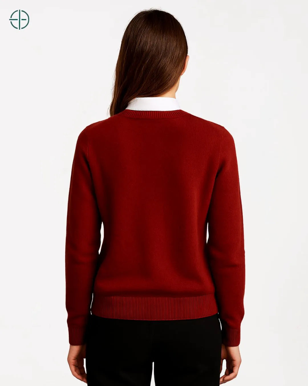 Suéter Feminino Gola Redonda 100% Caxemira | Rest Money™