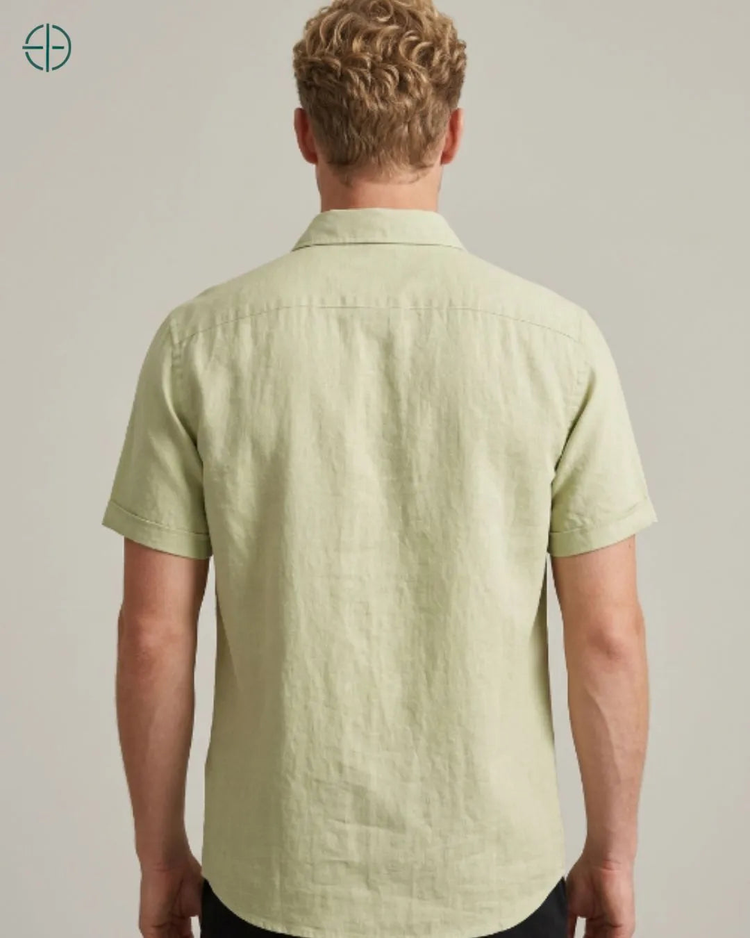 Camisa 100% Linho Belga Manga Curta | Rest Money™