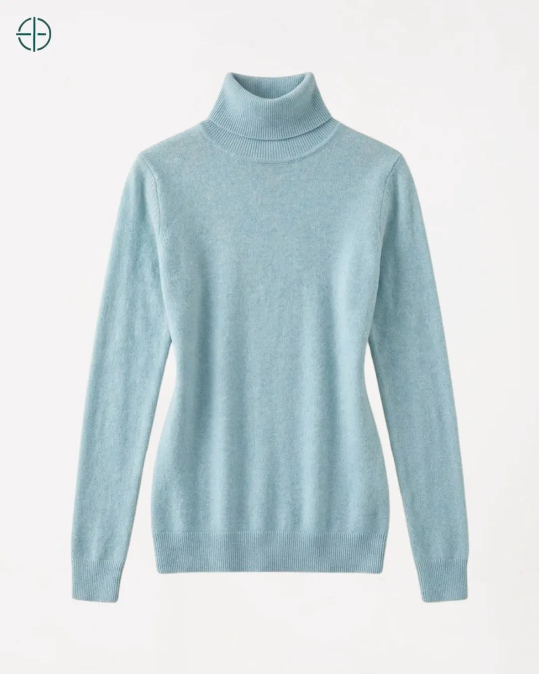 Suéter Feminino Gola Alta 100% Caxemira | Rest Money™