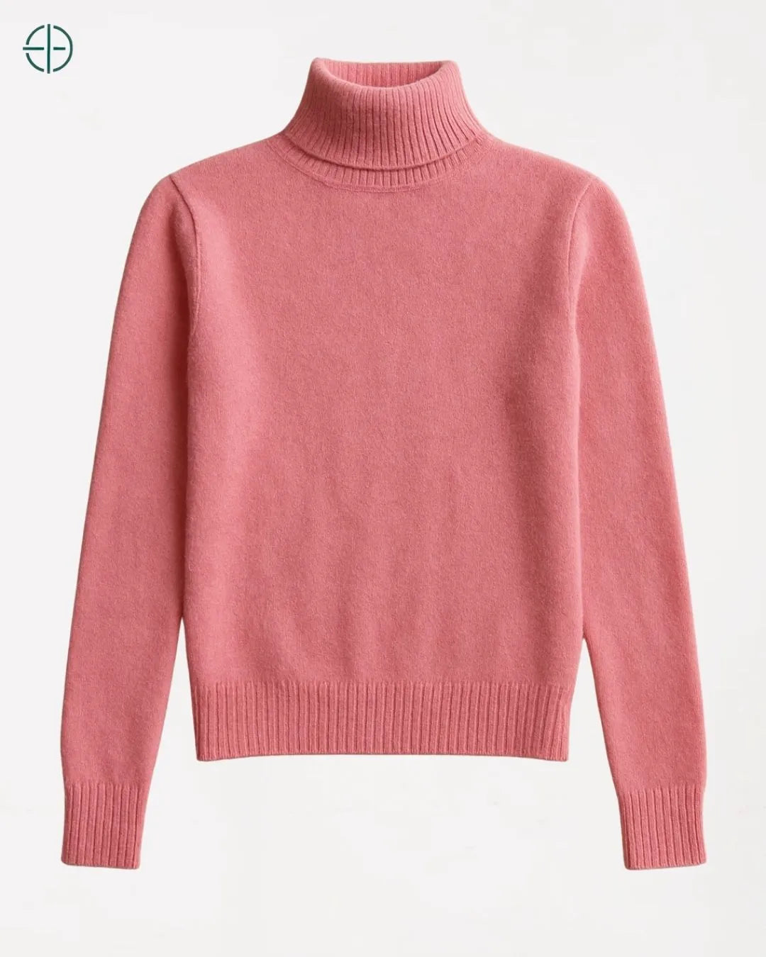 Suéter Feminino Gola Alta 100% Caxemira | Rest Money™