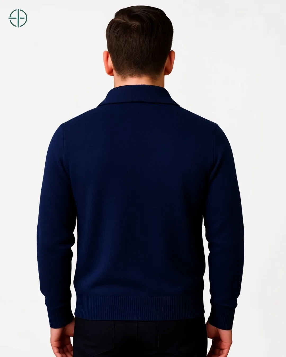 Cardigan Lapela 100% Caxemira Masculino | Rest Money™