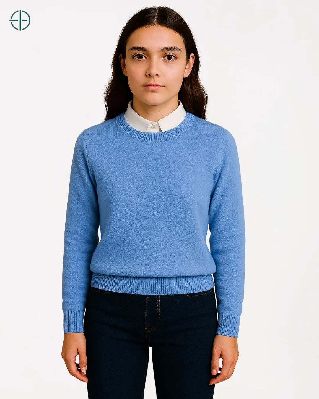 Suéter Feminino Gola Redonda 100% Caxemira | Rest Money™