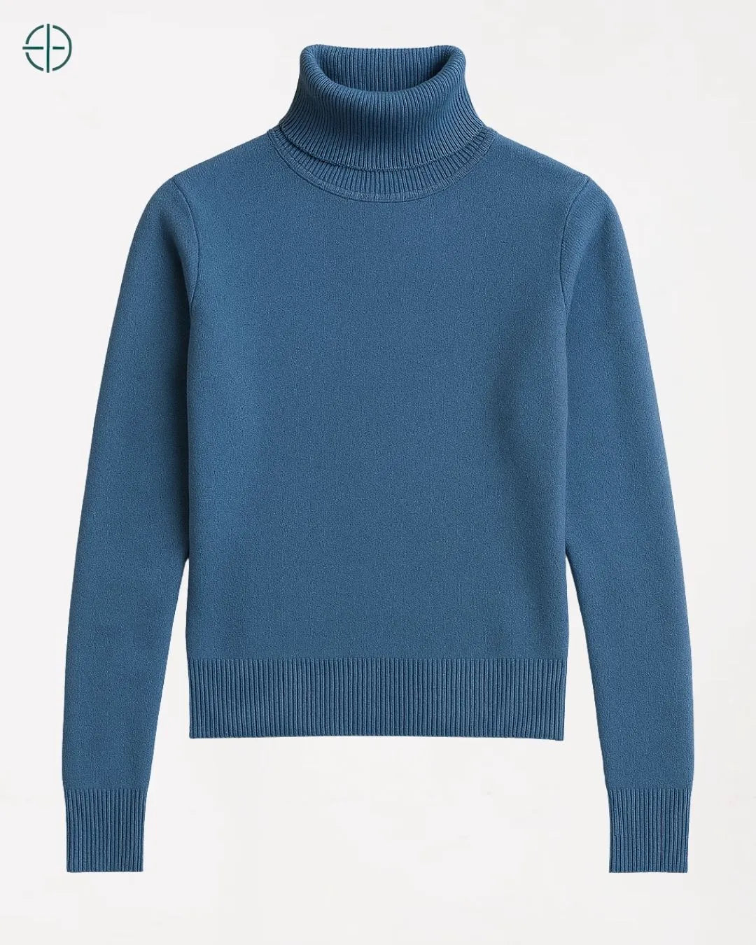 Suéter Feminino Gola Alta 100% Caxemira | Rest Money™