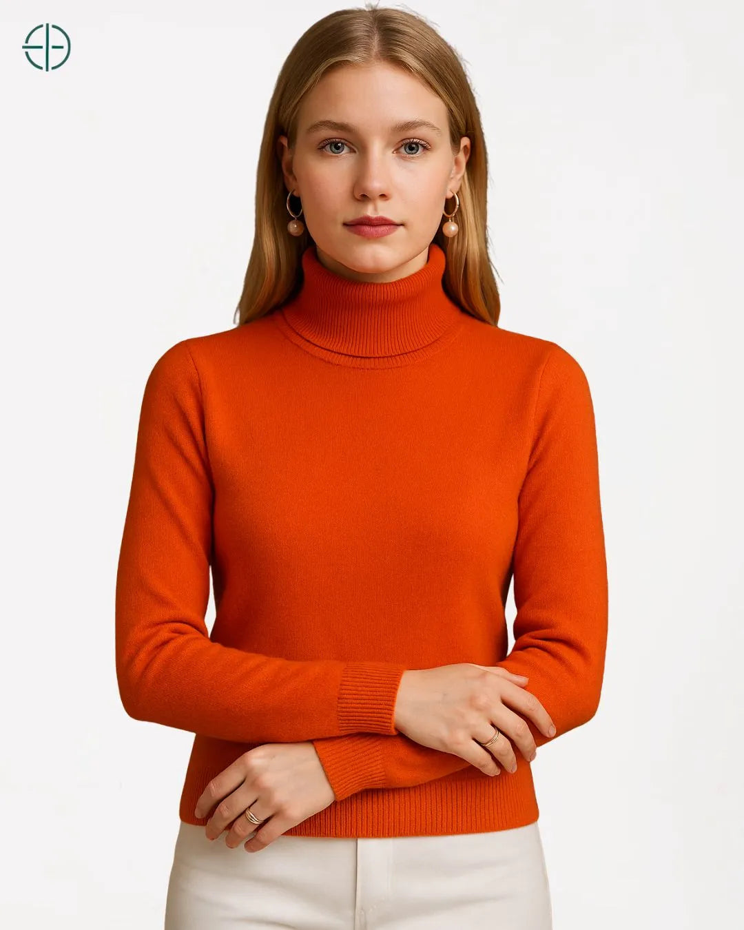 Suéter Feminino de Veludo 100% Caxemira | Rest Money™