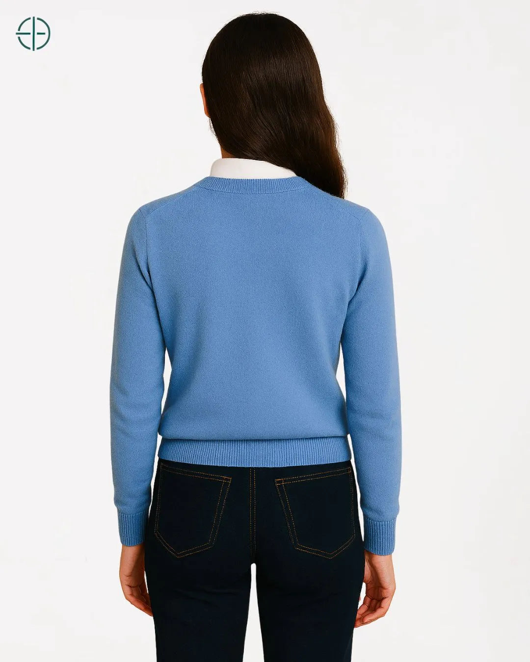 Suéter Feminino Gola Redonda 100% Caxemira | Rest Money™