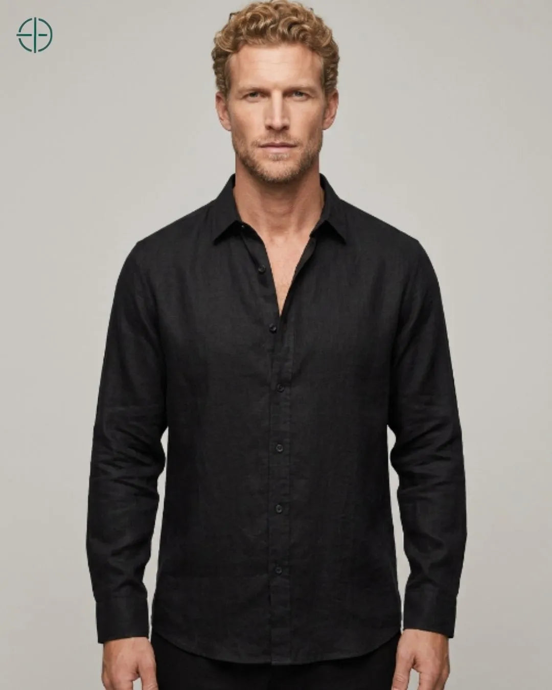 Camisa 100% Linho Masculina Sem Bolso | Rest Money™