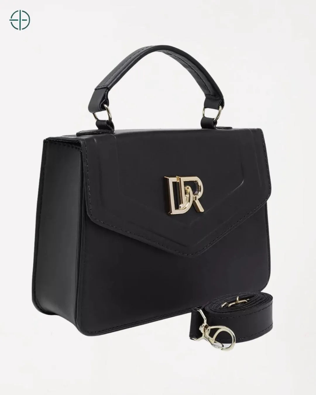 Kit 2 Bolsas Transversal + Carteira Debora Ribeiro Preto