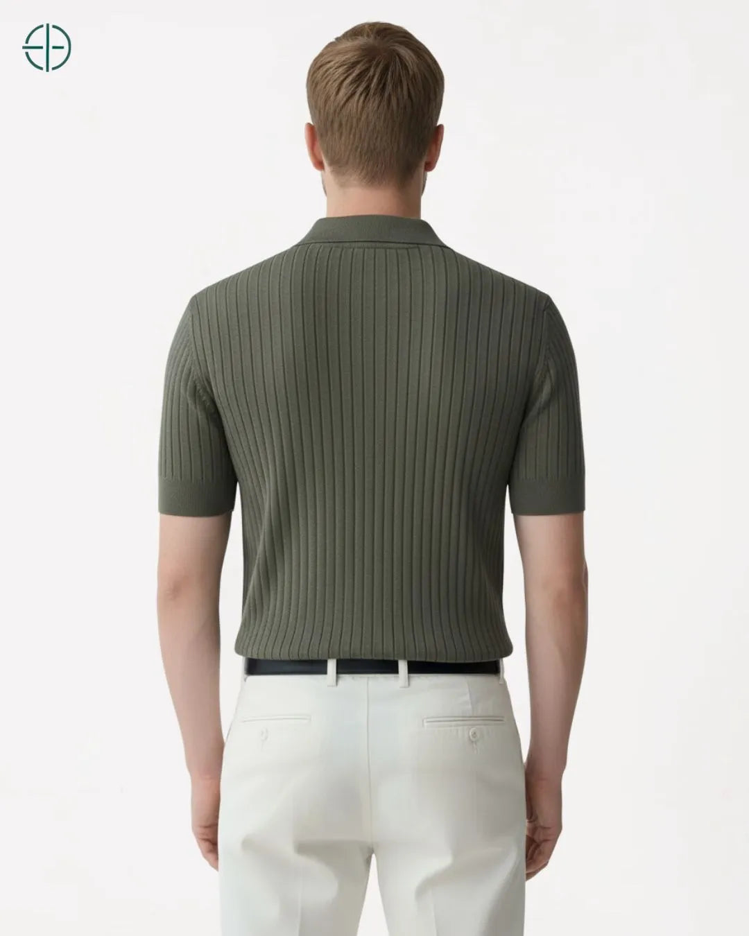 Camisa em Malha Cor Sólida | Rest Money™