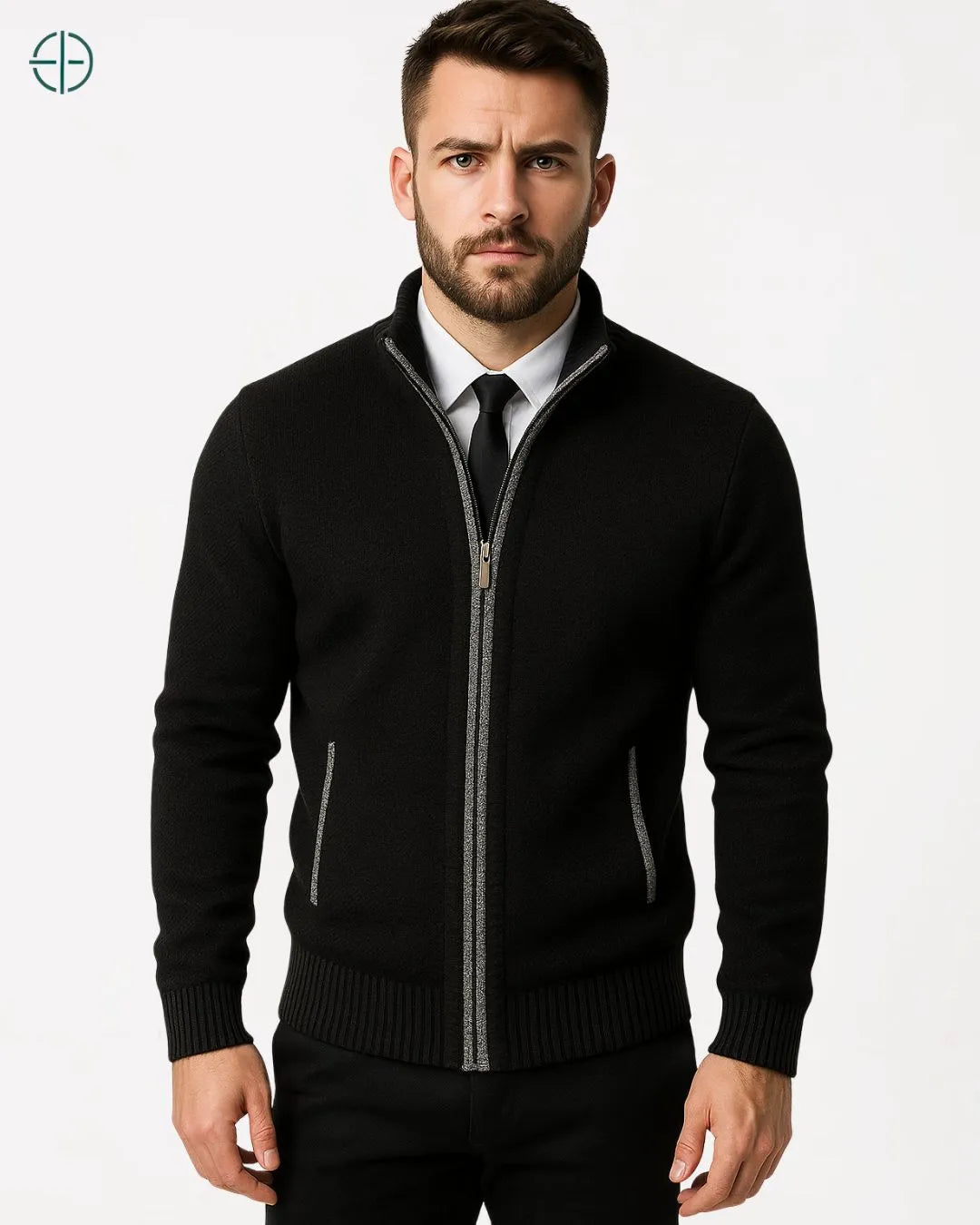 Casaco Suéter Preto | Rest Money™