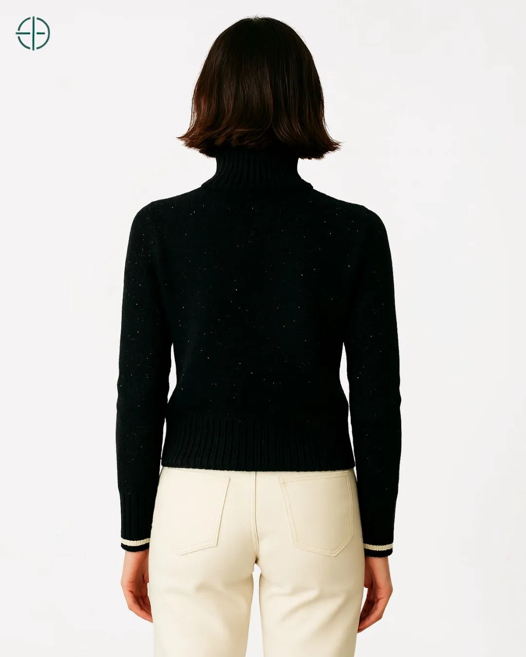 Jaqueta com Zíper e Bolso Frontal 100% Caxemira | Rest Money™