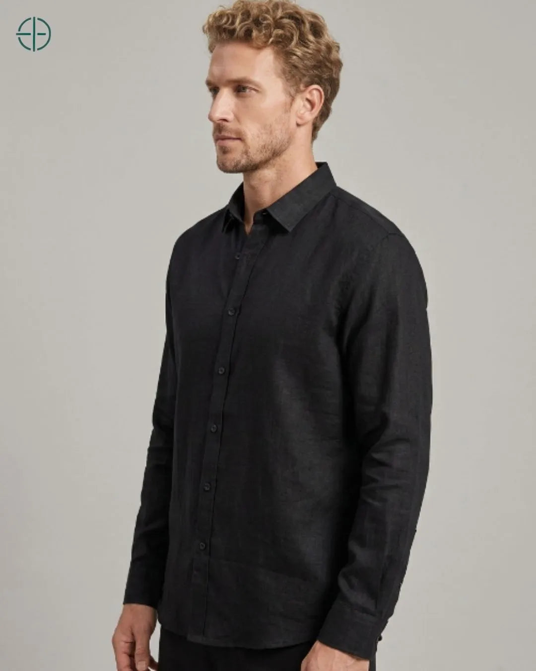 Camisa 100% Linho Masculina Sem Bolso | Rest Money™
