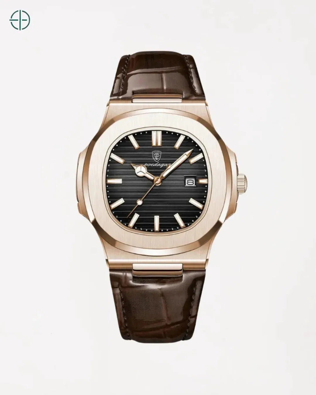 Relógio Lisboa de Couro Preto | Rest Money™