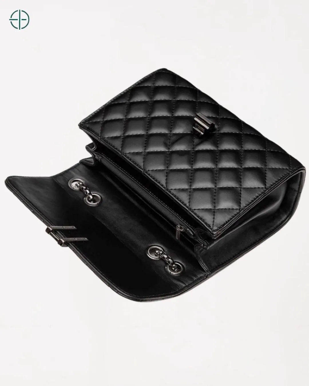 Bolsa Feminina Transversal Corrente em “Y” Preto | Rest Money™