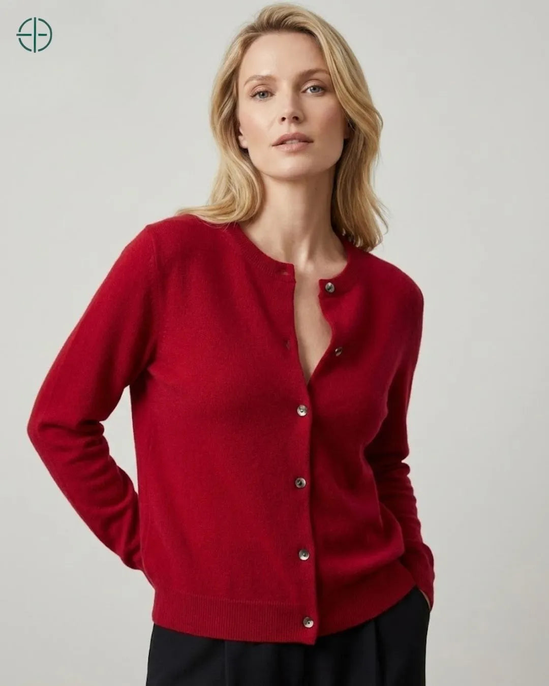Suéter Feminino Ravena Vermelho 100% Cashmere | Rest Money™