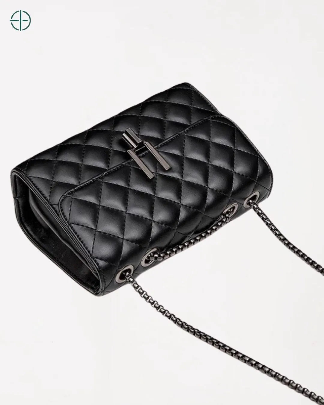 Bolsa Feminina Transversal Corrente em “Y” Preto | Rest Money™