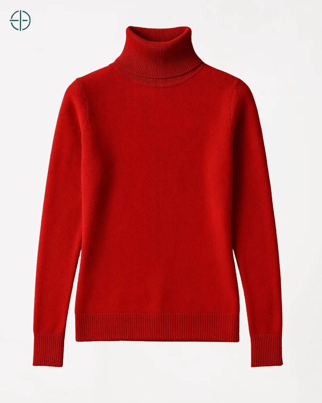 Suéter Feminino Gola Alta 100% Caxemira | Rest Money™