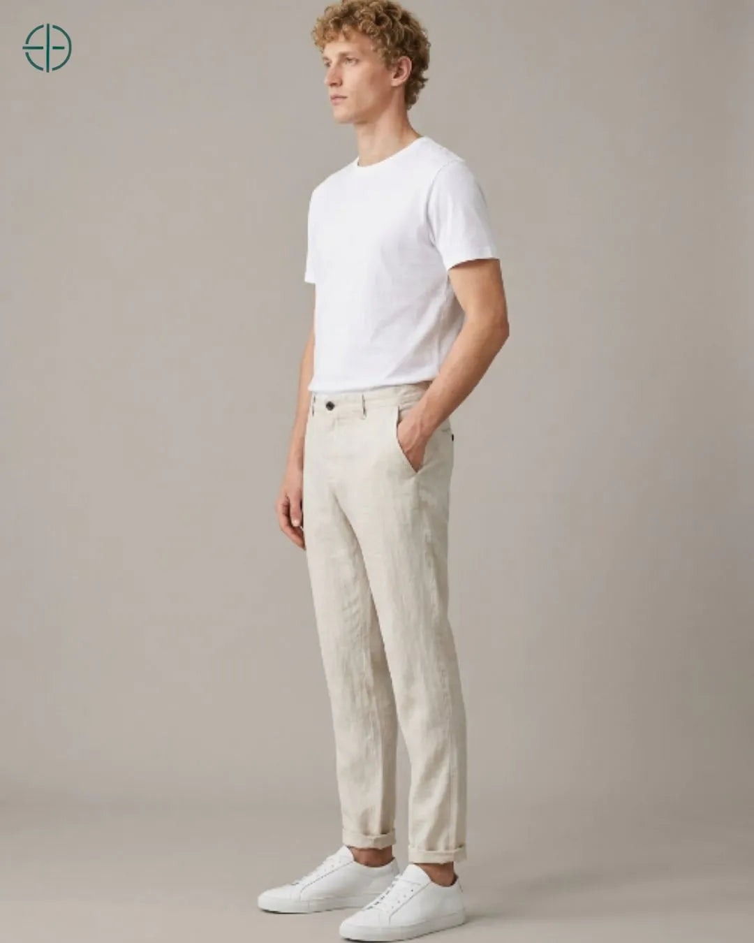Calça 100% Linho Belga Masculina | Rest Money™