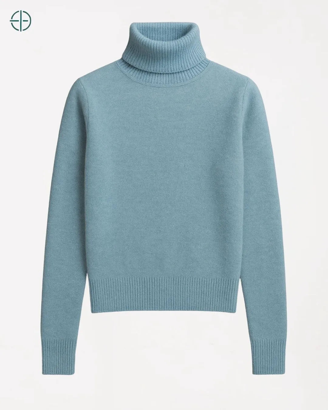 Suéter Feminino Gola Alta 100% Caxemira | Rest Money™