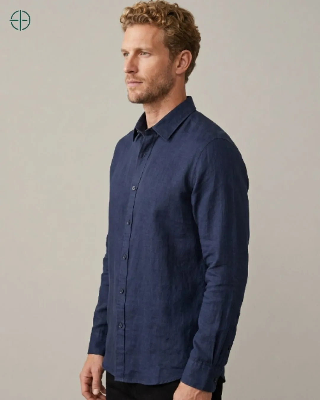 Camisa 100% Linho Masculina Sem Bolso | Rest Money™