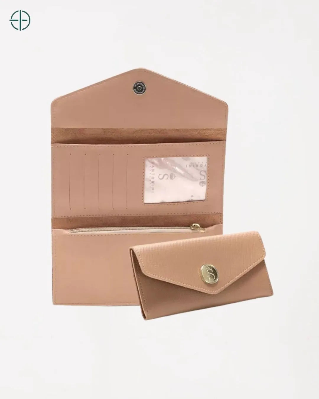 Bolsa Feminina Grande + Carteira Santorini Handbag Nude