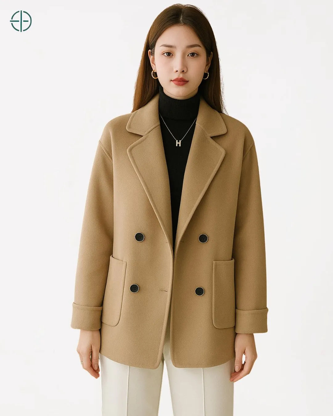 Blazer de Lapela Clássico 100% Caxemira | Rest Money™