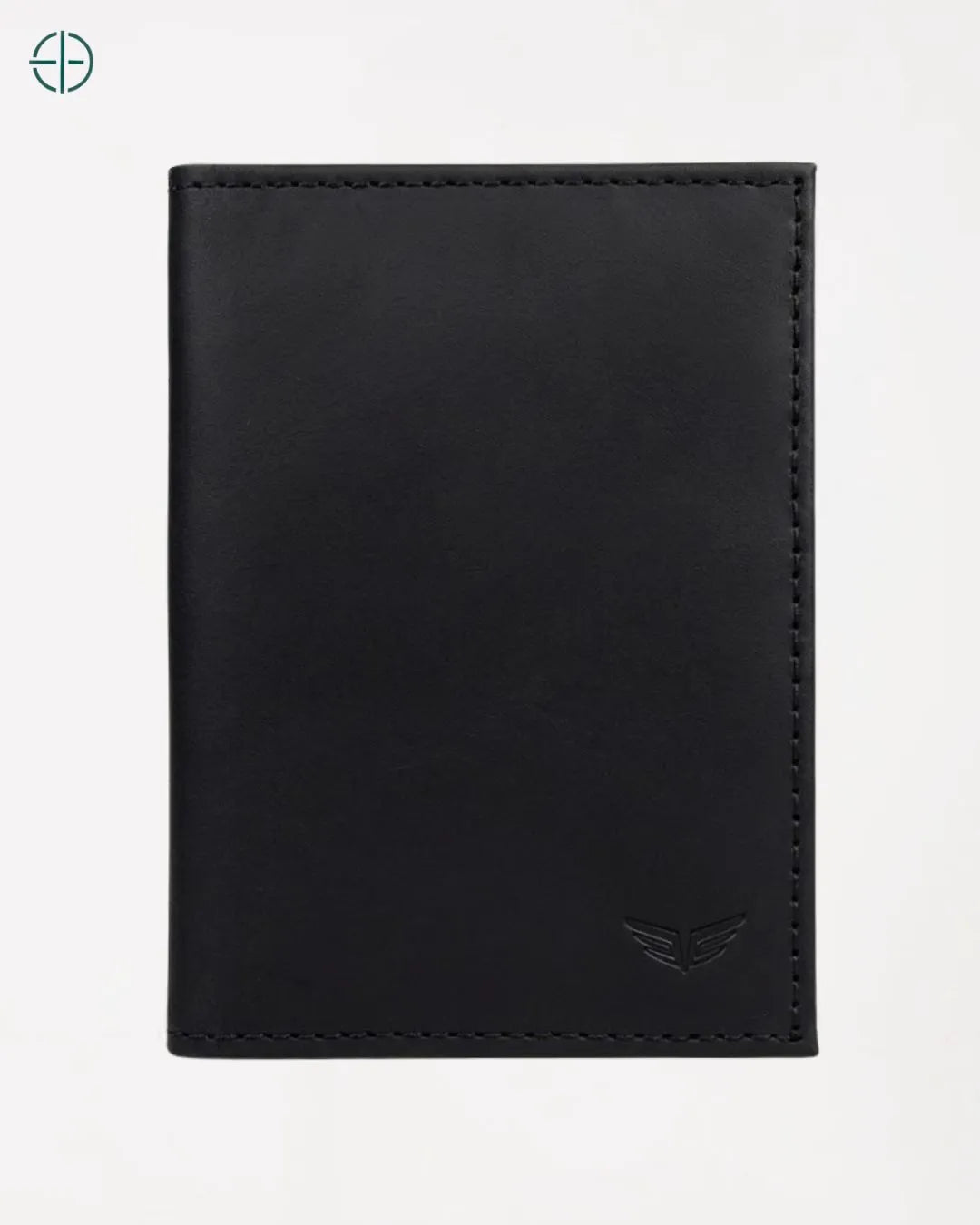 Porta Passaporte Masculino Mônaco Preto 100% Couro Legítimo | Rest Money™