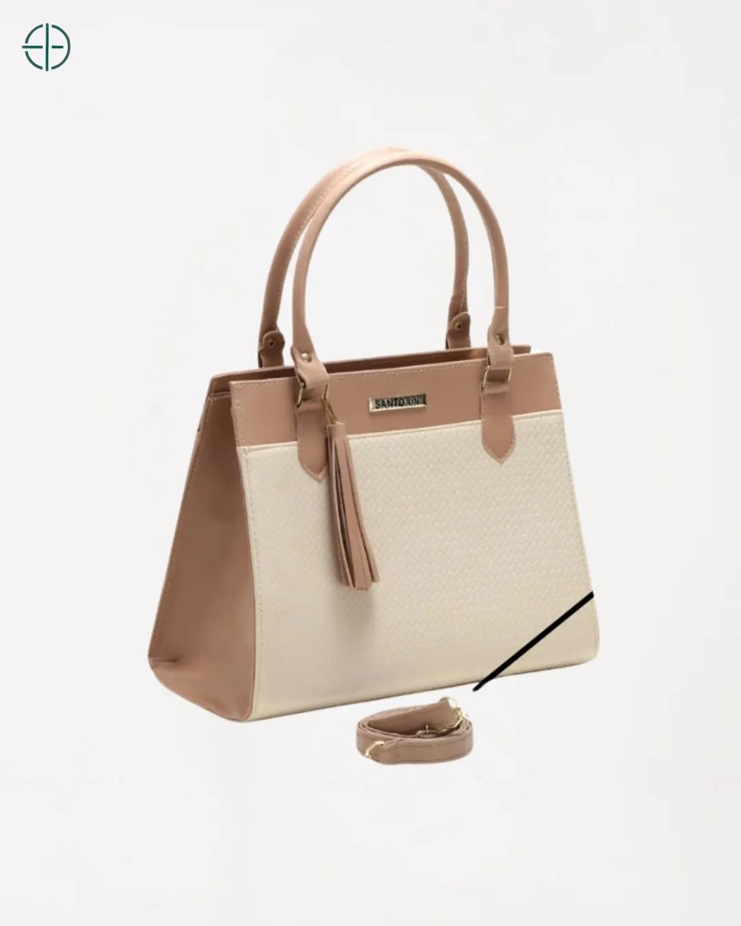 Bolsa Grande Santorini Nude-Creme