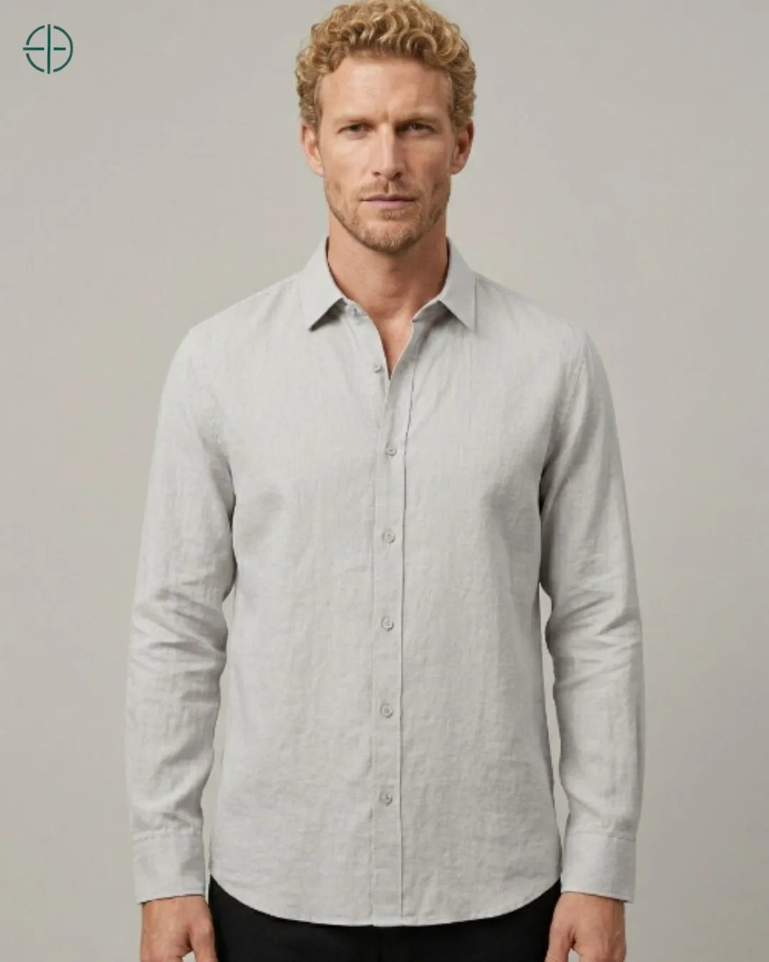 Camisa 100% Linho Masculina Sem Bolso | Rest Money™