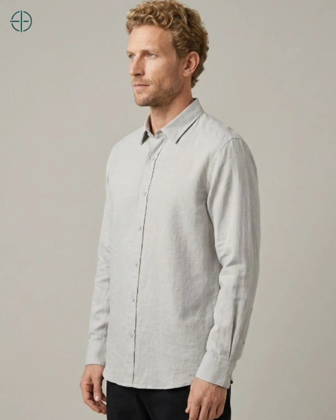 Camisa 100% Linho Masculina Sem Bolso | Rest Money™