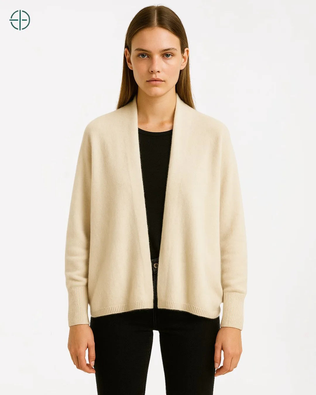 Cardigan Feminino 100% Caxemira | Decote V | Rest Money™