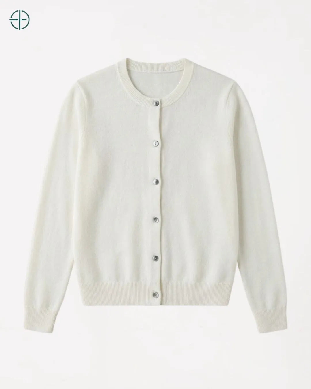 Suéter Feminino Ravena Branco 100% Cashmere | Rest Money™