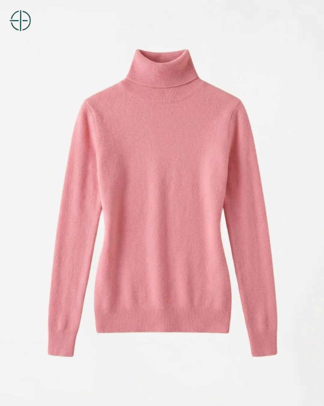 Suéter Feminino Gola Alta 100% Caxemira | Rest Money™