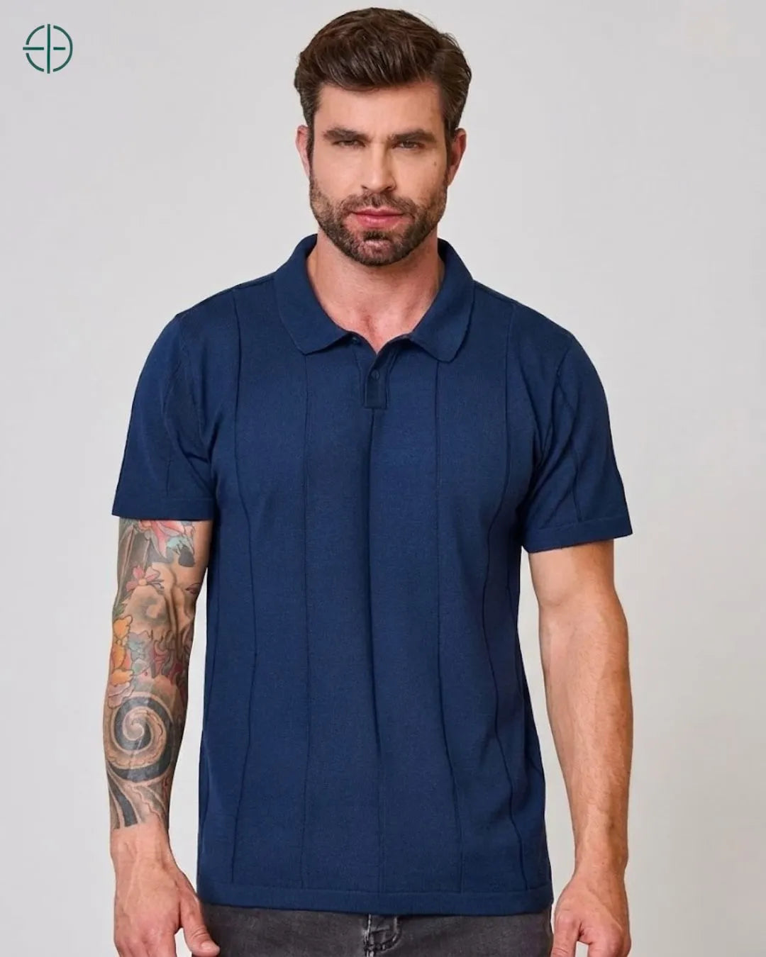 Polo 2 Botões Canelada | Rest Money™