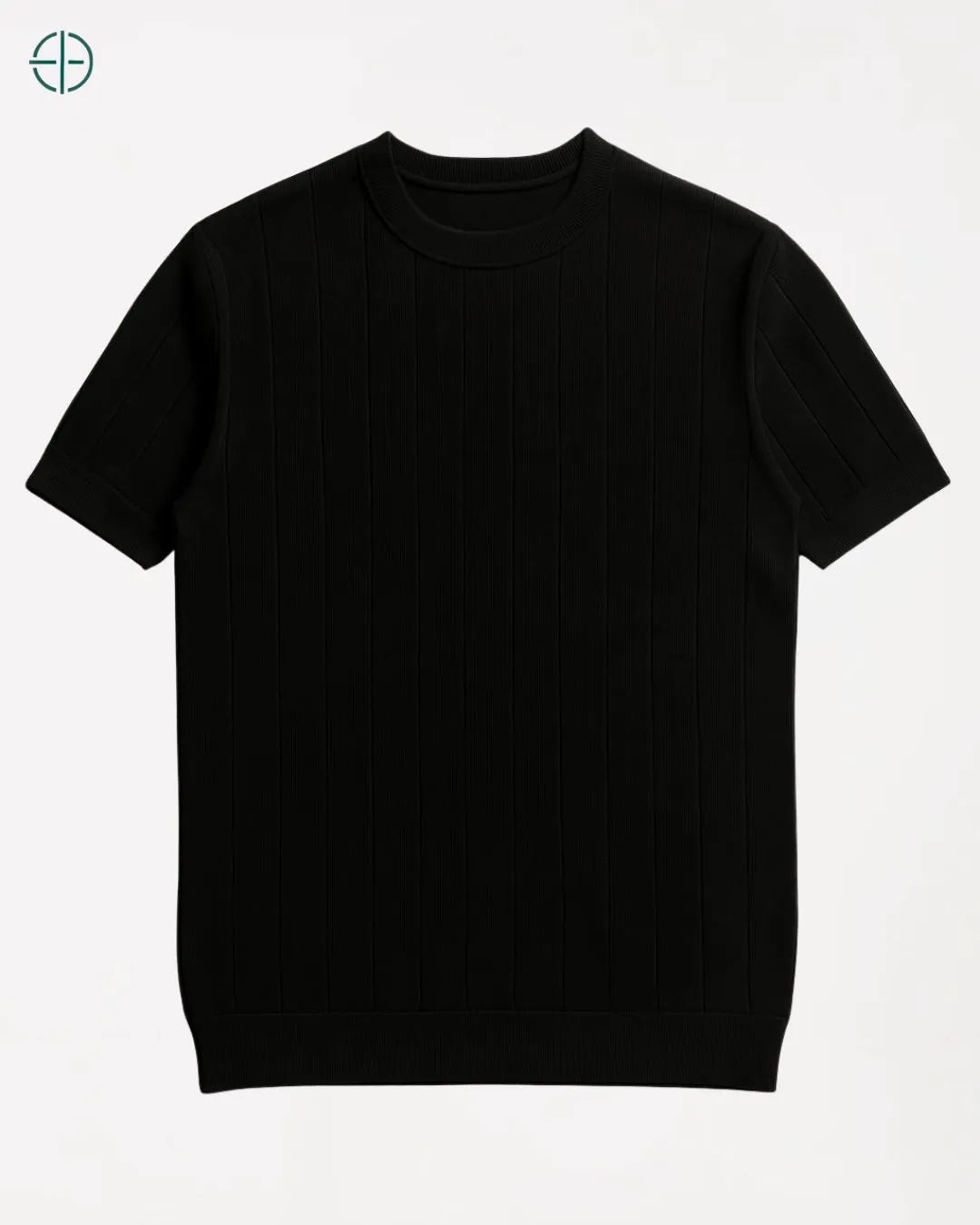 Camiseta Canelada Masculina Preta | Rest Money™