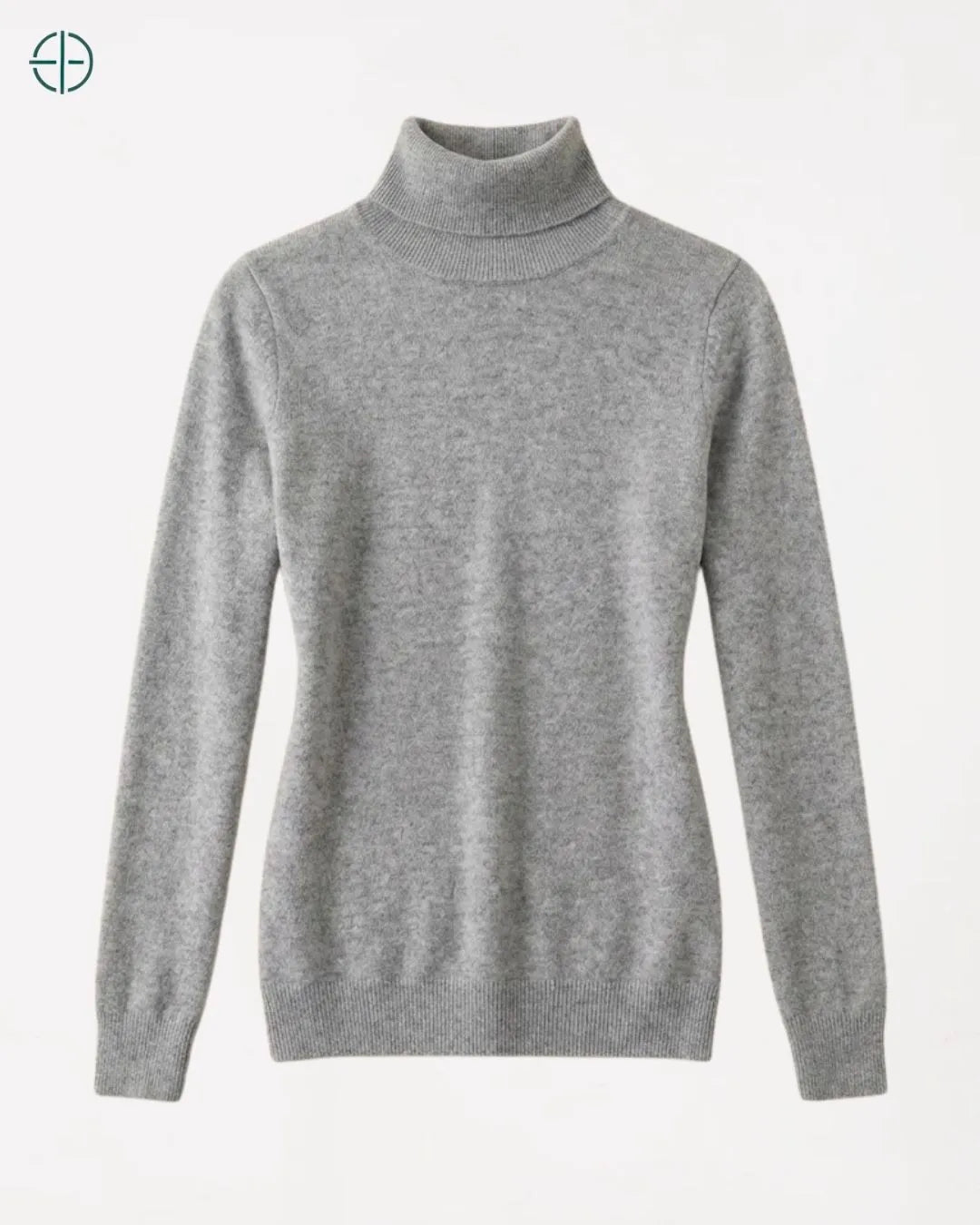 Suéter Feminino Gola Alta 100% Caxemira | Rest Money™