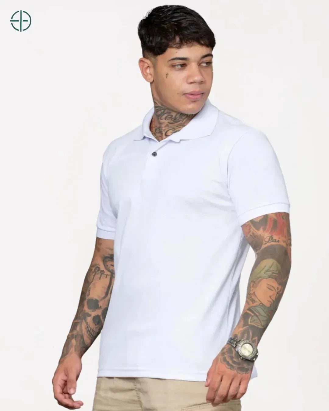 Camisa Polo Piquet Branco | Rest Money™