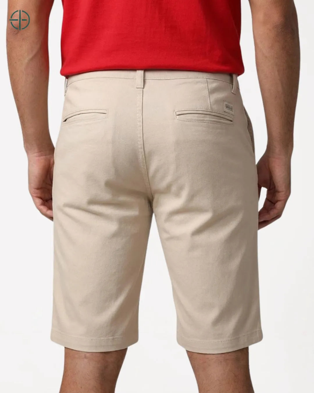 Bermuda Masculina de Sarja Bege | Rest Money™