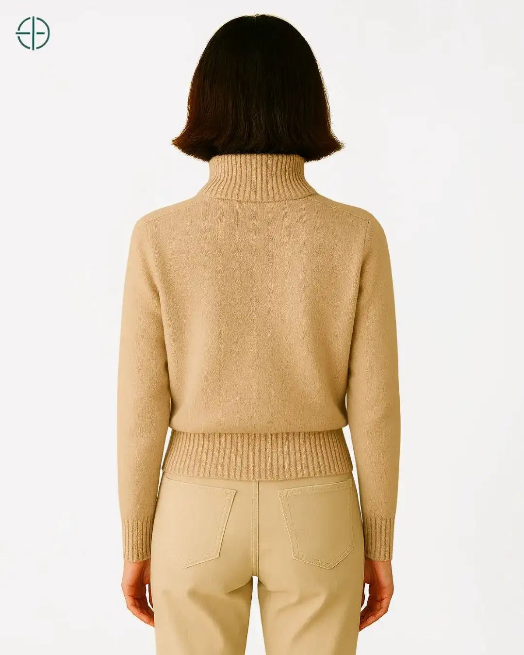 Jaqueta com Zíper e Bolso Frontal 100% Caxemira | Rest Money™