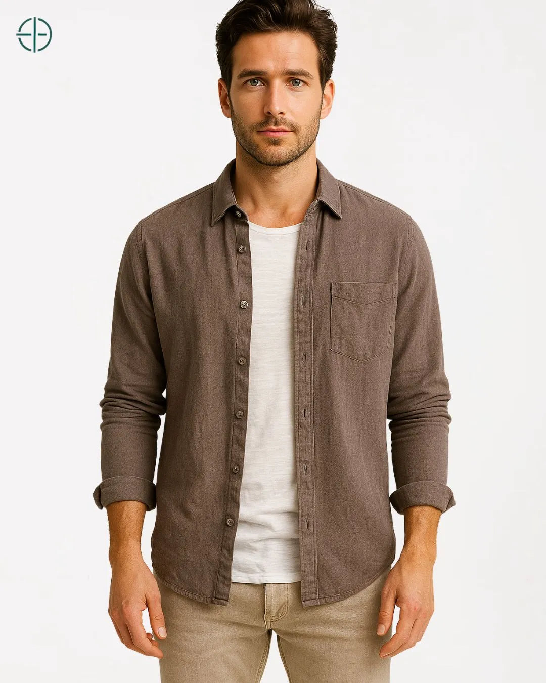 Camisa 100% Linho Manga Longa | Rest Money™