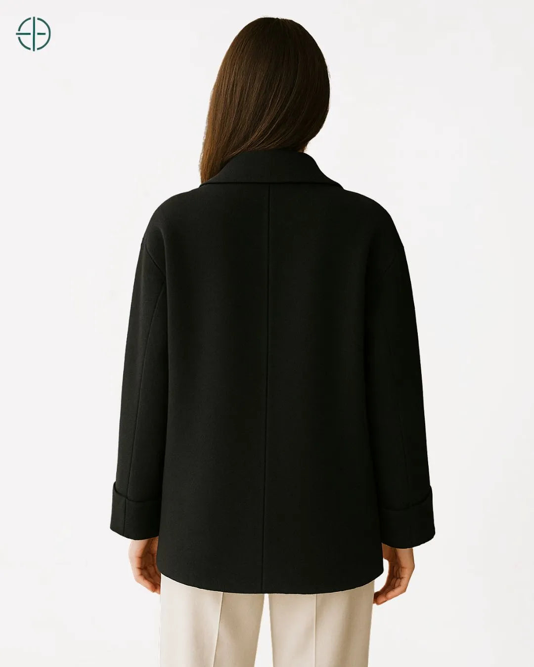 Blazer de Lapela Clássico 100% Caxemira | Rest Money™