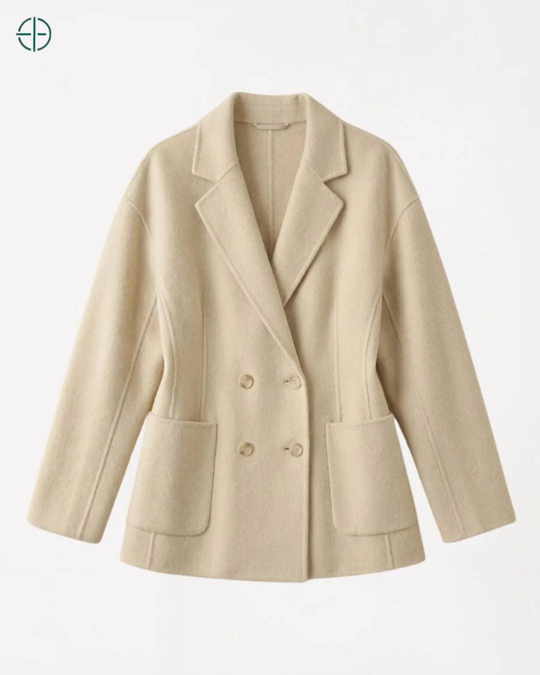 Blazer de Lapela Clássico 100% Caxemira | Rest Money™