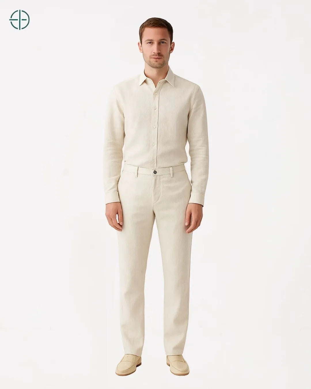 Calça 100% Linho Masculina