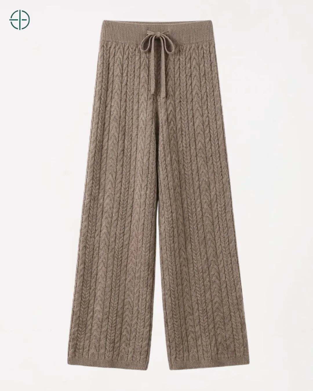 Calça cashmere feminina trançada Rest Money