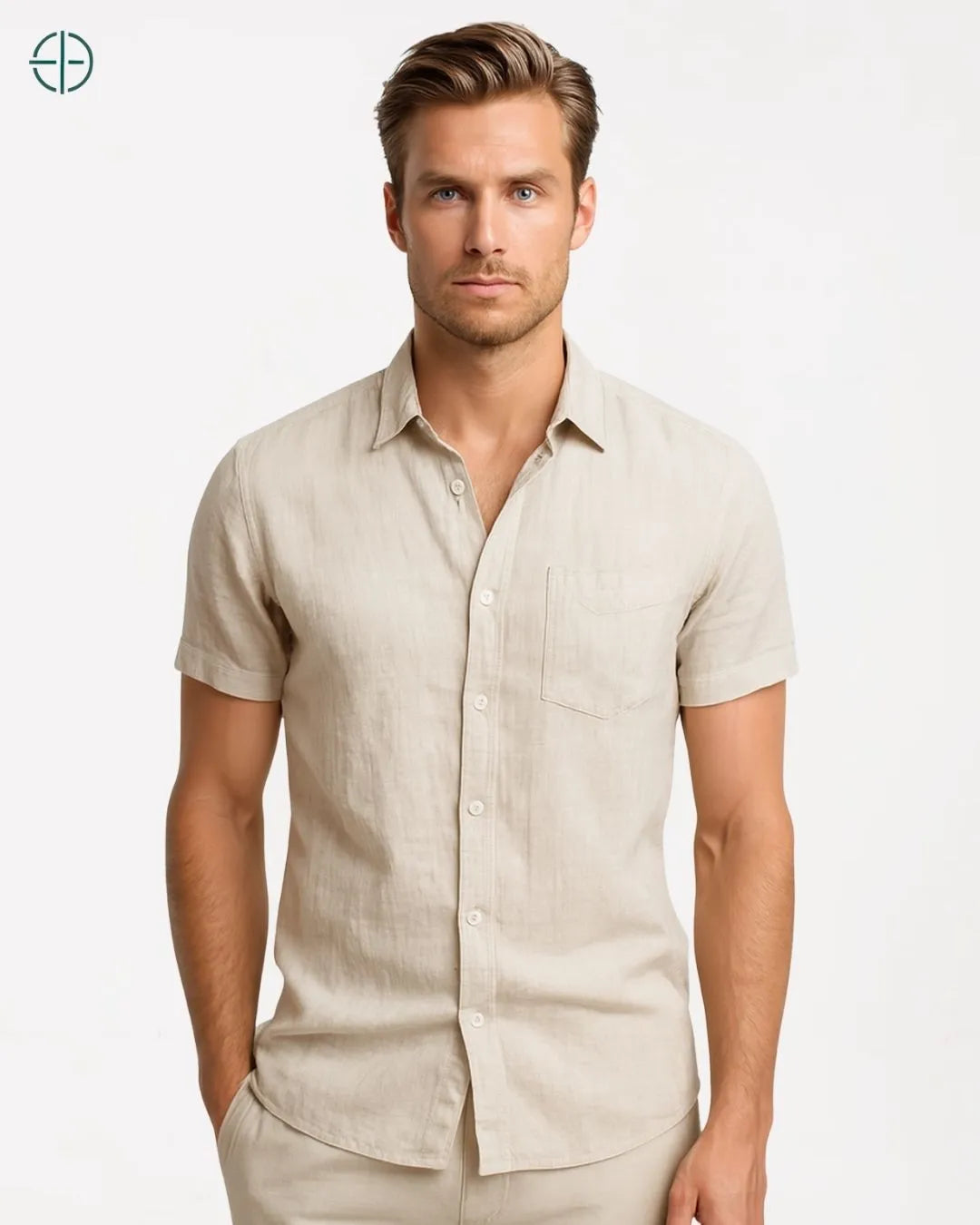 Camisa_100_Linho_Manga_Curta_