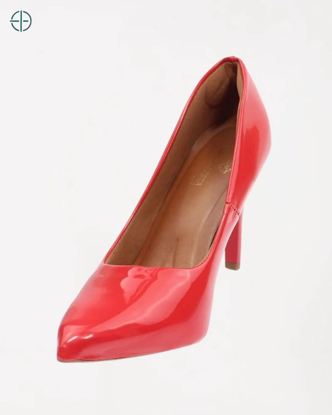 Detalhe do bico fino que garante um visual mais elegante