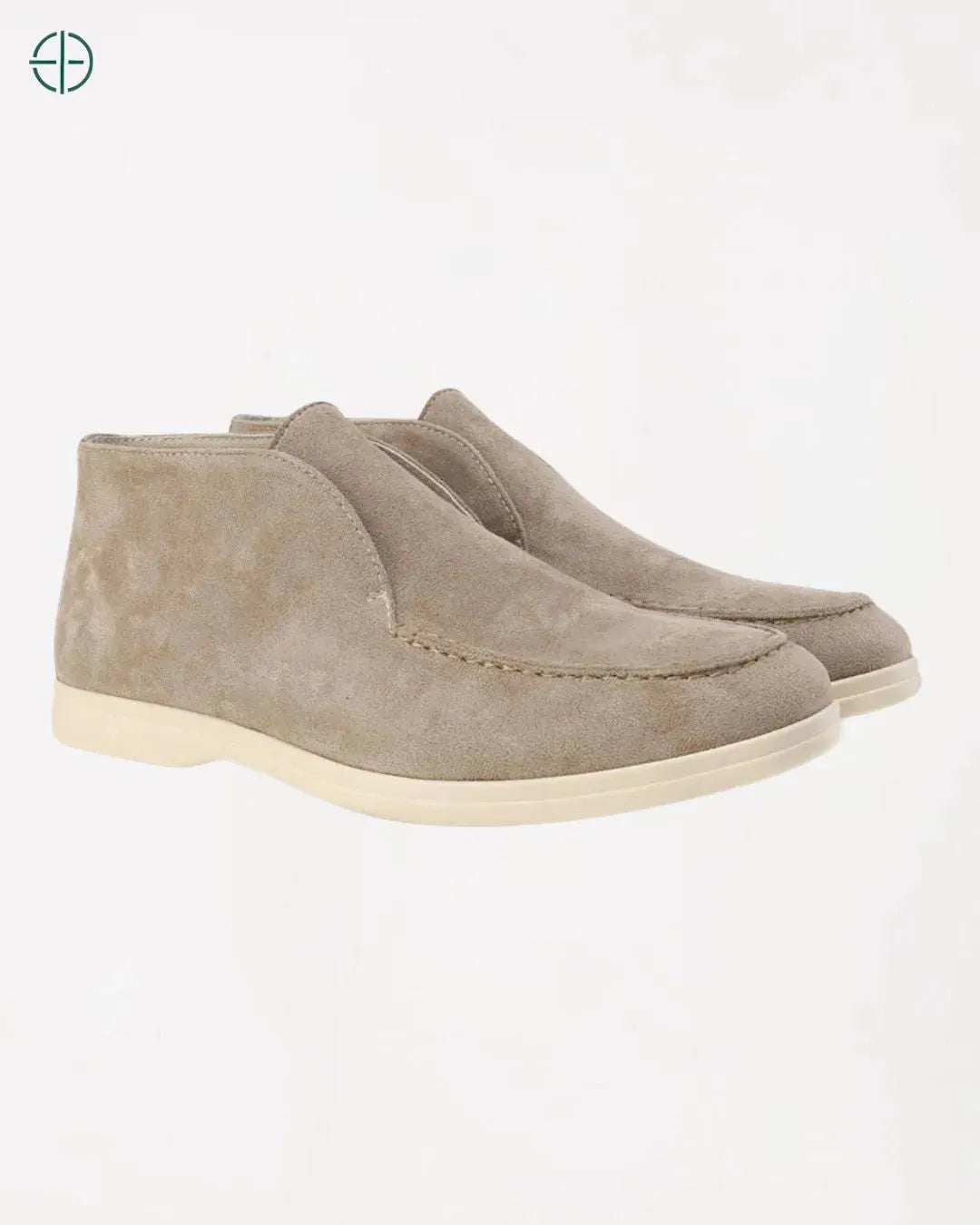 Mocassim Alto de Camurça Bege | Rest Money™